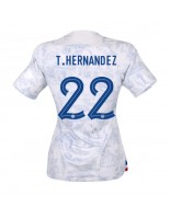 Francie Theo Hernandez #22 Venkovní Dres pro Dámské MS 2022 Krátký Rukáv